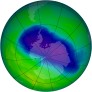 Antarctic Ozone 1992-10-18